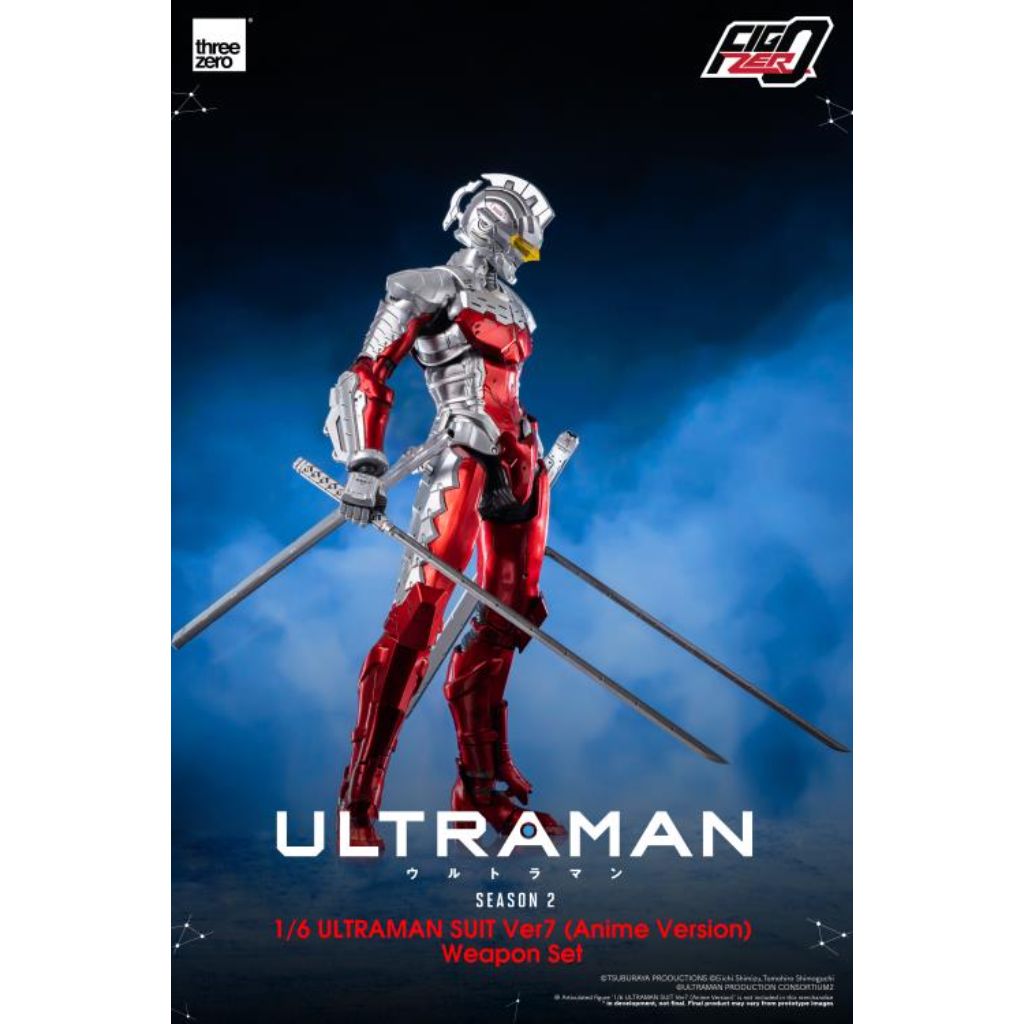 Figzero 1/6th Scale Ultraman - Ultraman Suit Ver7 (Anime Version) Weapon Set