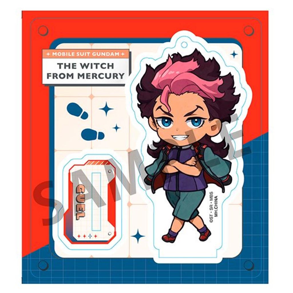 Tokotoko Acrylic Stand Mobile Suit Gundam - The Witch From Mercury (Box Of 8)