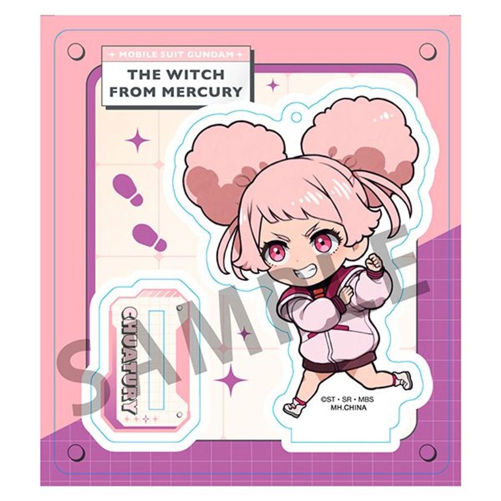 Tokotoko Acrylic Stand Mobile Suit Gundam - The Witch From Mercury (Box Of 8)