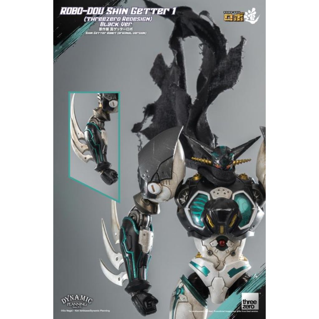 Shin Getter Robot (Original Version) - Robo-Dou Shin Getter 1 (Threezero Redesign) Black Version