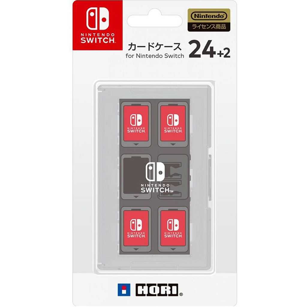 Nintendo Switch HORI Card Case 24+2 Clear (NSW-028)