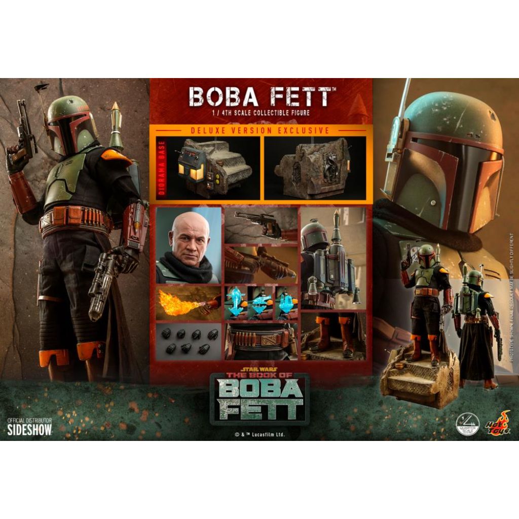 QS023 - Star Wars: The Book Of Boba Fett - 1/4th scale Boba Fett (Deluxe Version)