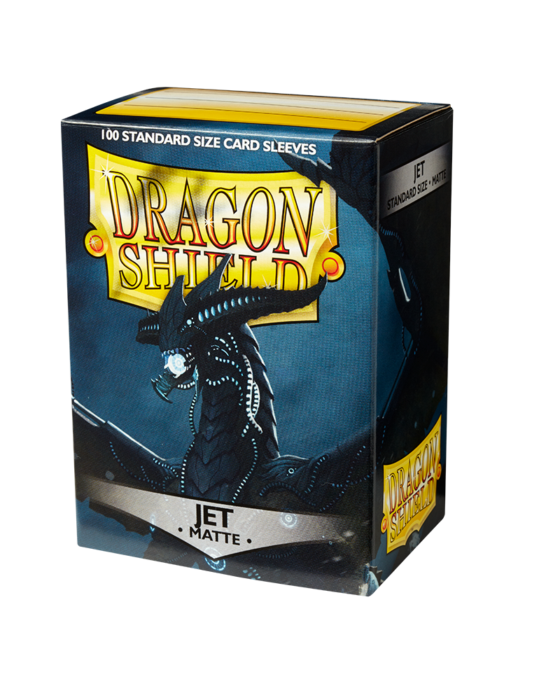 Dragon Shield Matte Sleeves 100CT - Jet (Standard Size)