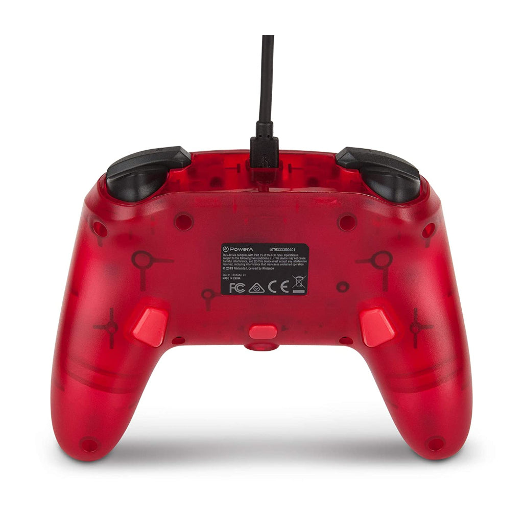 PowerA NSW Enhanced Wired Controller - Red Frost (1513053-01)