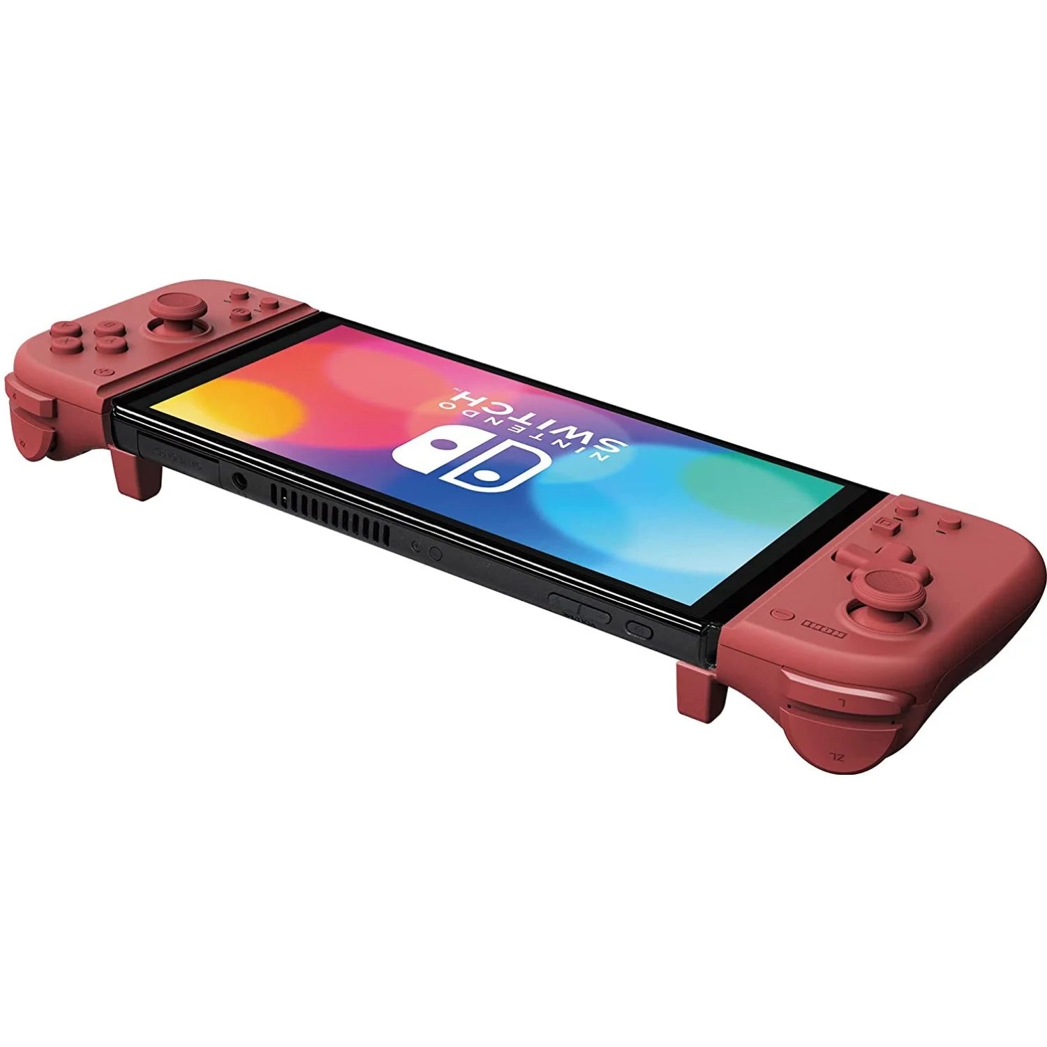 HORI Split Pad Compact for Nintendo Switch/OLED (Apricot Red) (NSW-398)