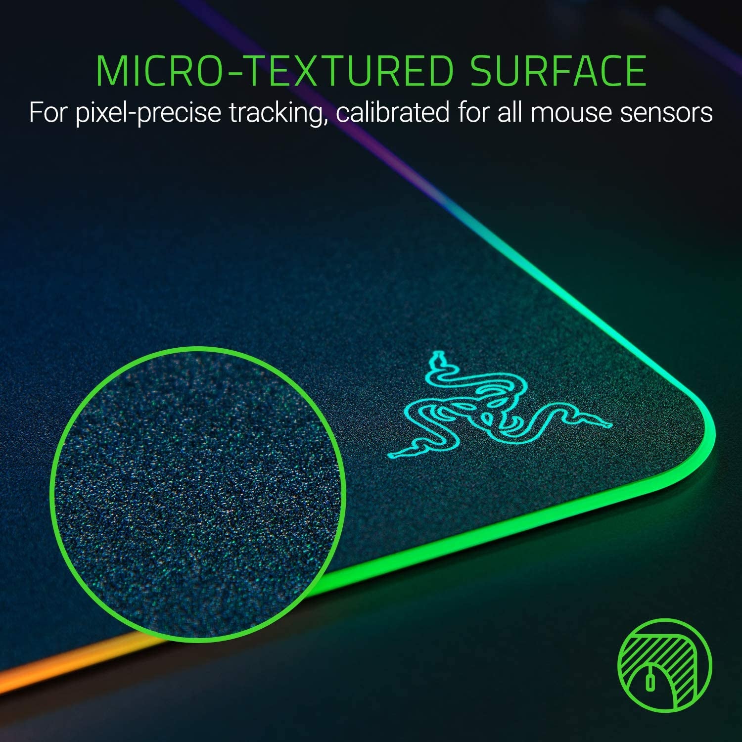 Razer Firefly V2 Hard Surface Gaming Mouse Mat