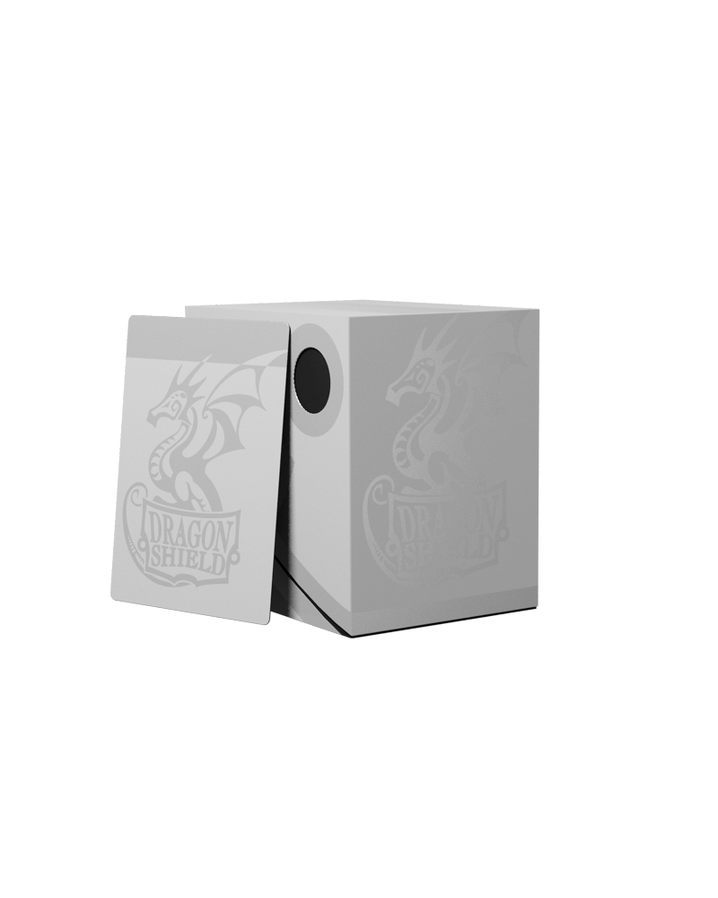 Dragon Shield Double Shell (150+ Cards) - Ashen White