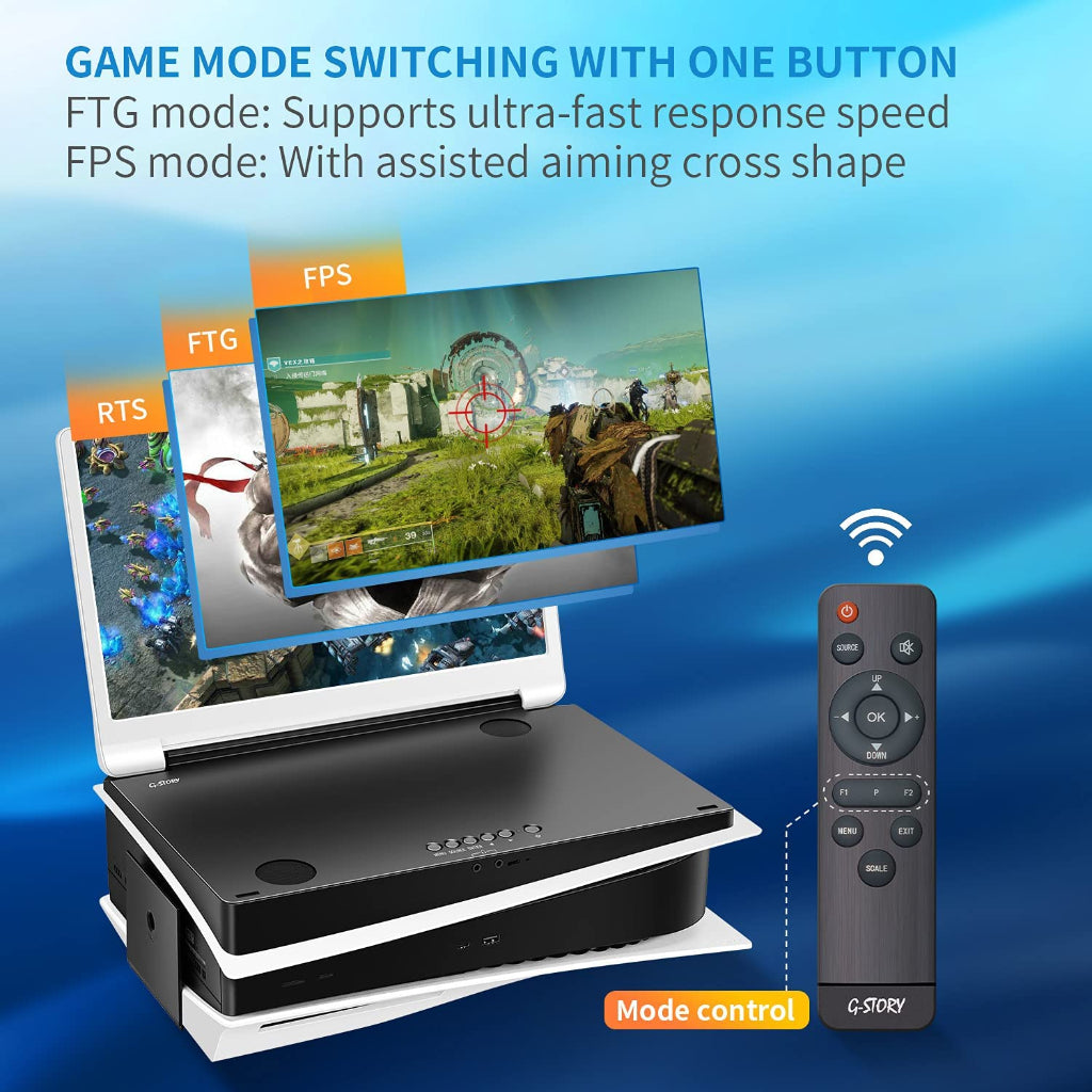 G-STORY 15.6 Portable Gaming Monitor for PS5 (GS156PV)