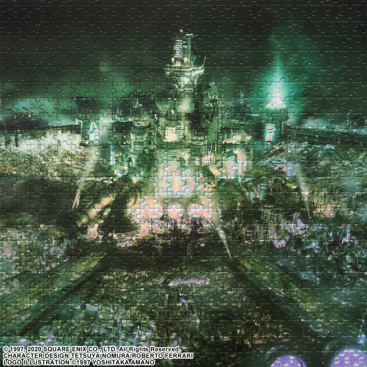 Square Enix Final Fantasy VII Remake Premium Jigsaw Puzzle Key Art - 1000 Piece - Midgar