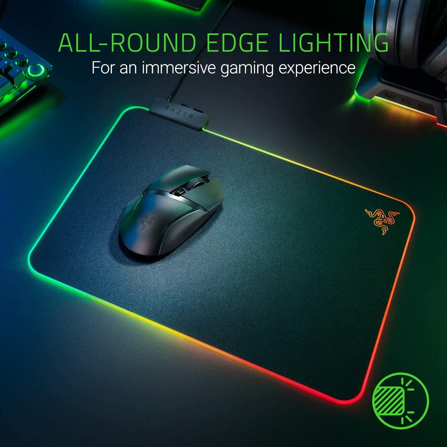 Razer Firefly V2 Hard Surface Gaming Mouse Mat