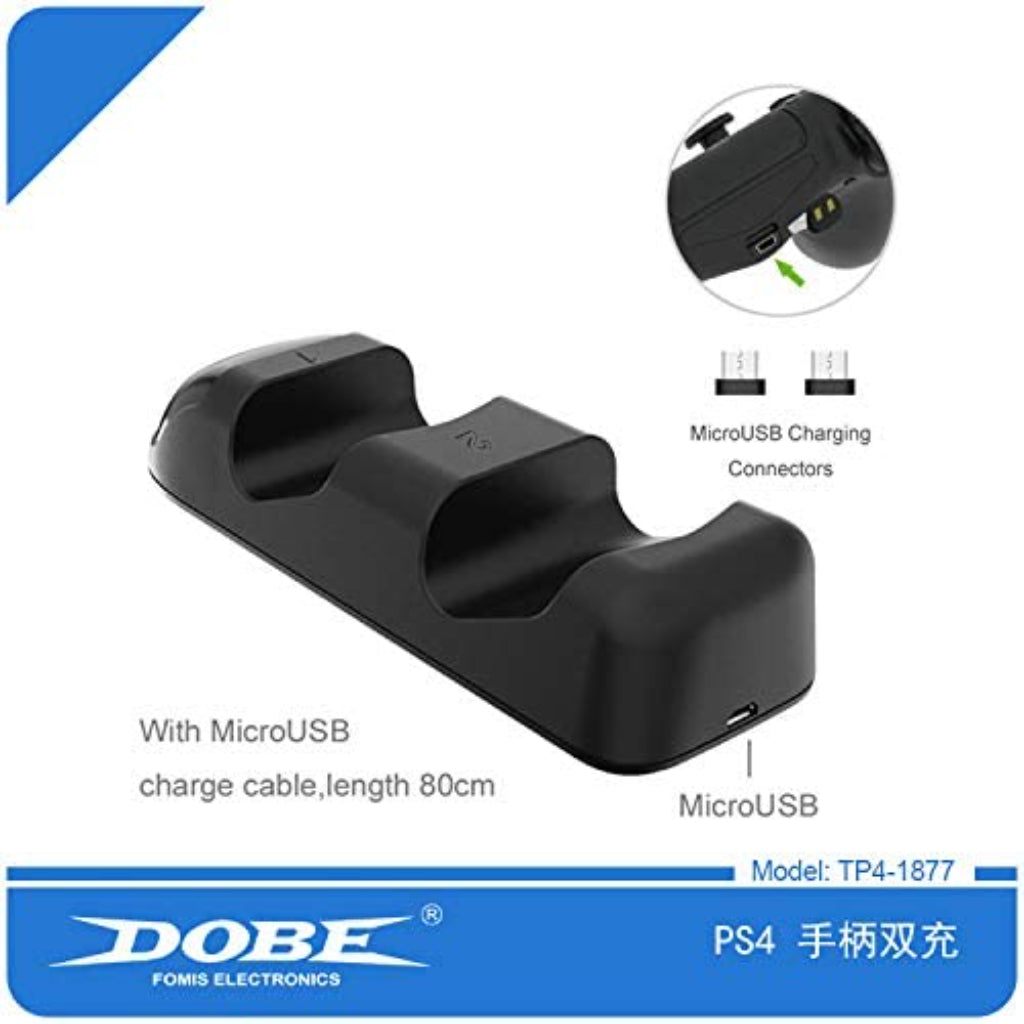DOBE PS4 Dual Charging Dock for Wireless Controller (TP4-1877)