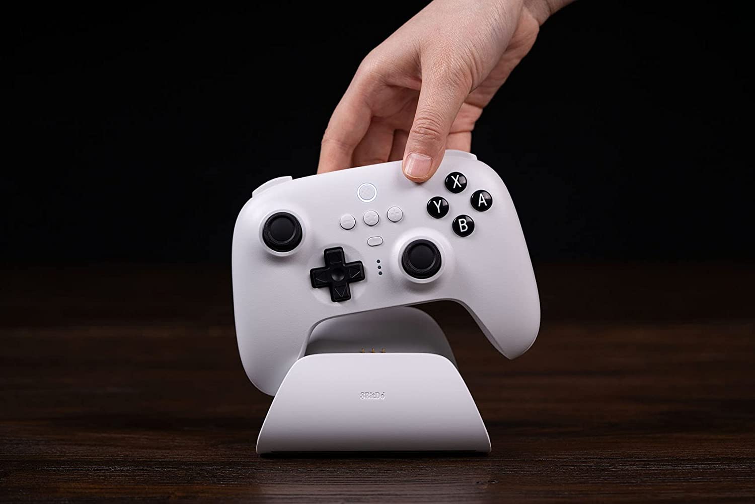 8BitDo Ultimate Bluetooth Controller w/ Charging Dock (White)