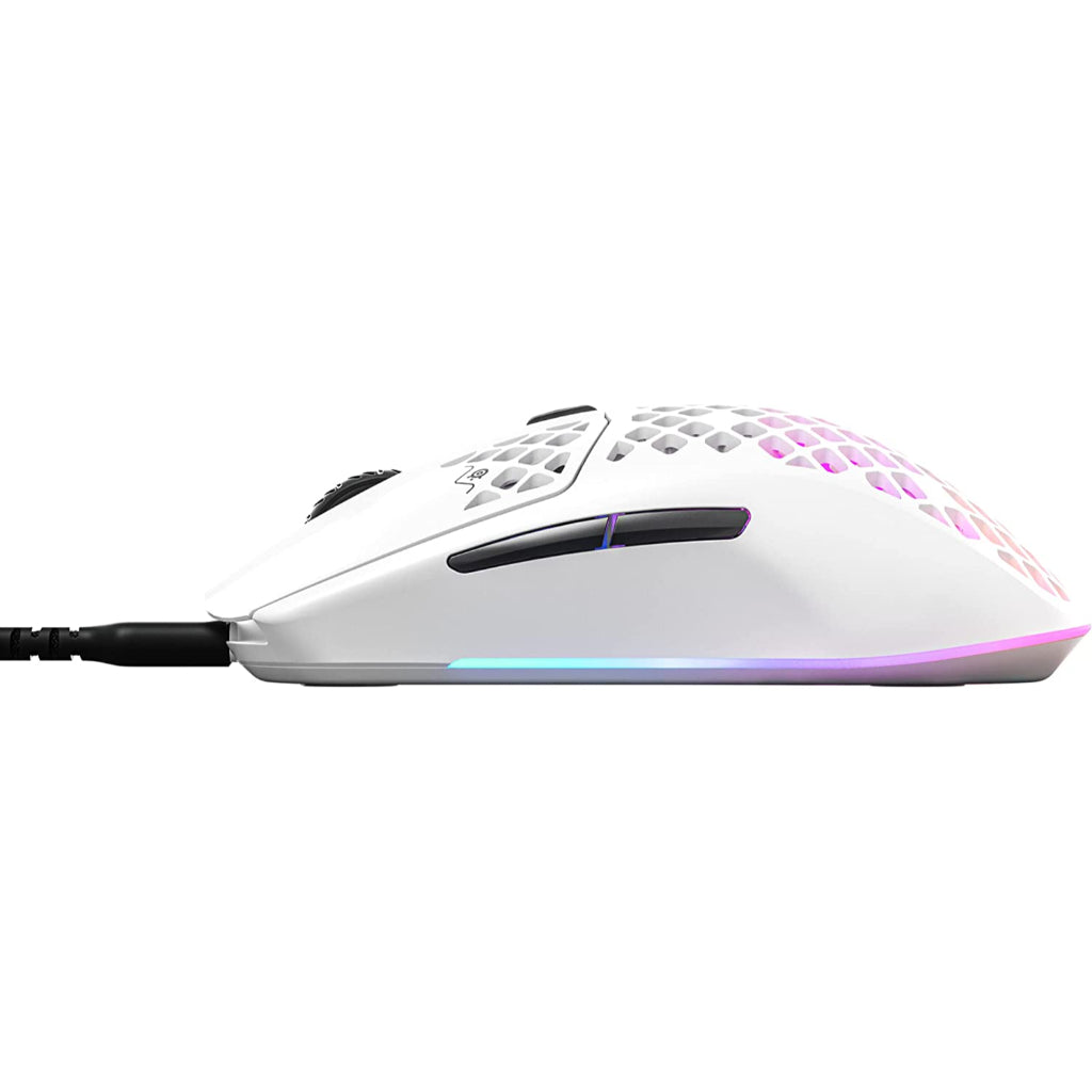 SteelSeries Aerox 3 Ultra Lightweight Gaming Mouse - Snow