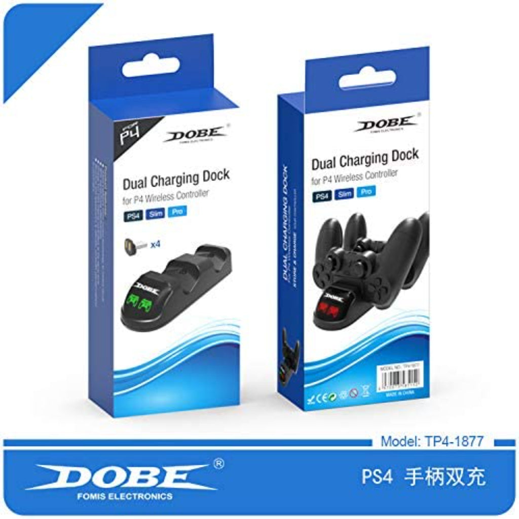 DOBE PS4 Dual Charging Dock for Wireless Controller (TP4-1877)