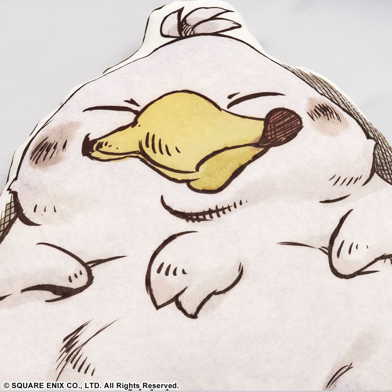 Square Enix Final Fantasy Fluffy Fluffy Die-cut Cushion - Fat Chocobo