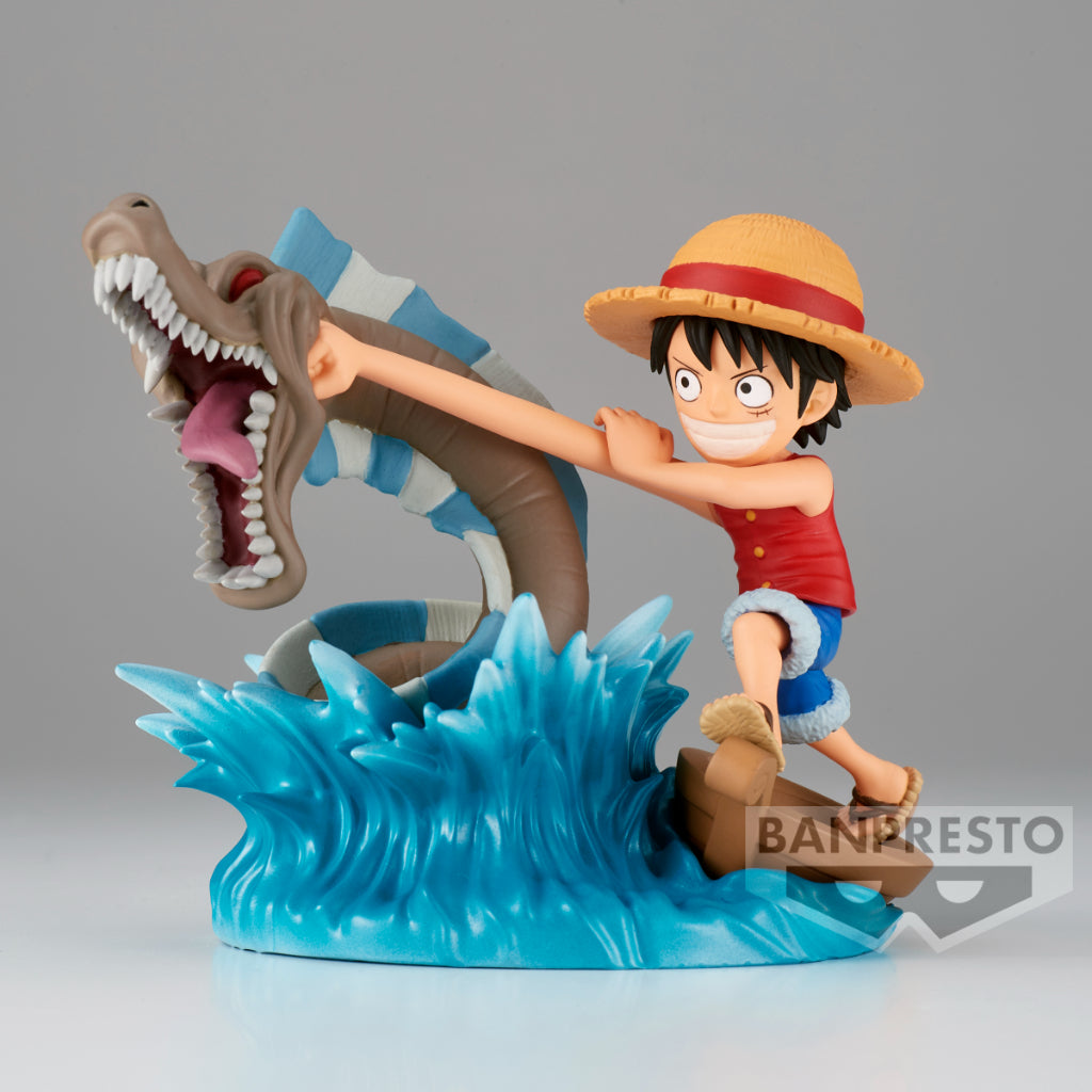 One Piece World Collectable Figure Log Stories - Monkey.D.Luffy vs Local Sea Monster