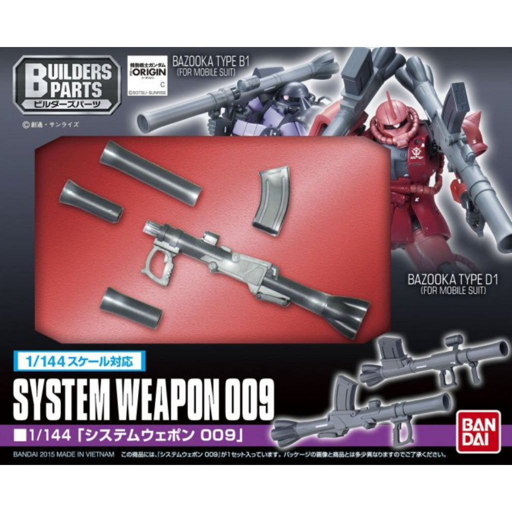 Bandai Bazooka Type B1 1/144 System Weapon 009