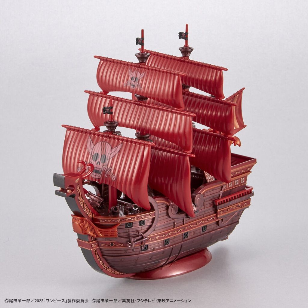 Bandai Red Force Commemorative Colour Ver Of Film Red One Piece Grand Ship Collection Model Kit