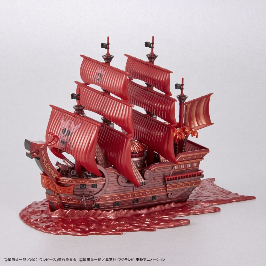 Bandai Red Force Commemorative Colour Ver Of Film Red One Piece Grand Ship Collection Model Kit