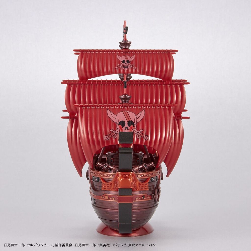 Bandai Red Force Commemorative Colour Ver Of Film Red One Piece Grand Ship Collection Model Kit