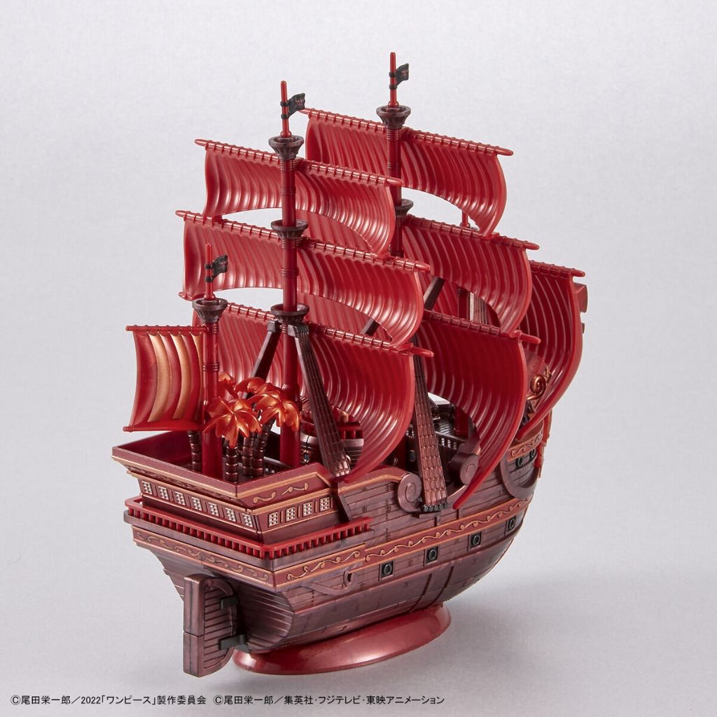 Bandai Red Force Commemorative Colour Ver Of Film Red One Piece Grand Ship Collection Model Kit