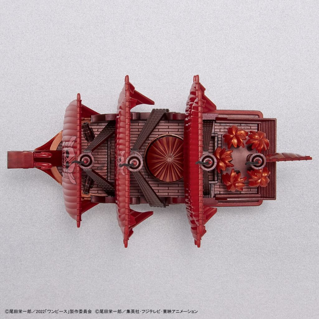 Bandai Red Force Commemorative Colour Ver Of Film Red One Piece Grand Ship Collection Model Kit