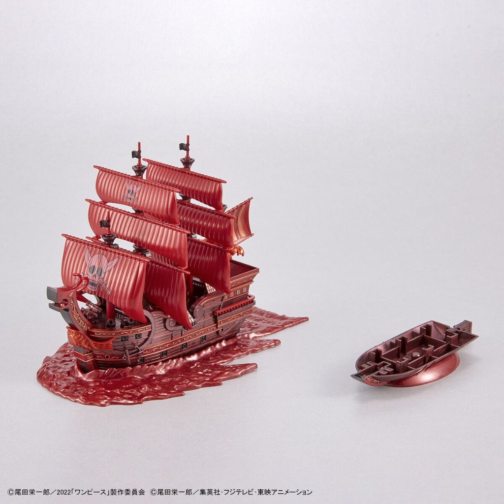 Bandai Red Force Commemorative Colour Ver Of Film Red One Piece Grand Ship Collection Model Kit