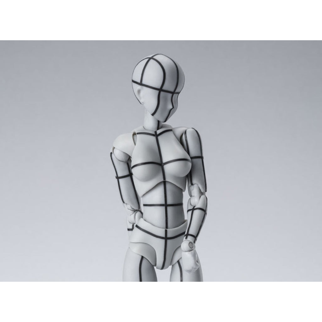 Bandai S.H Figuarts Body Chan Wireframe Gray Ver
