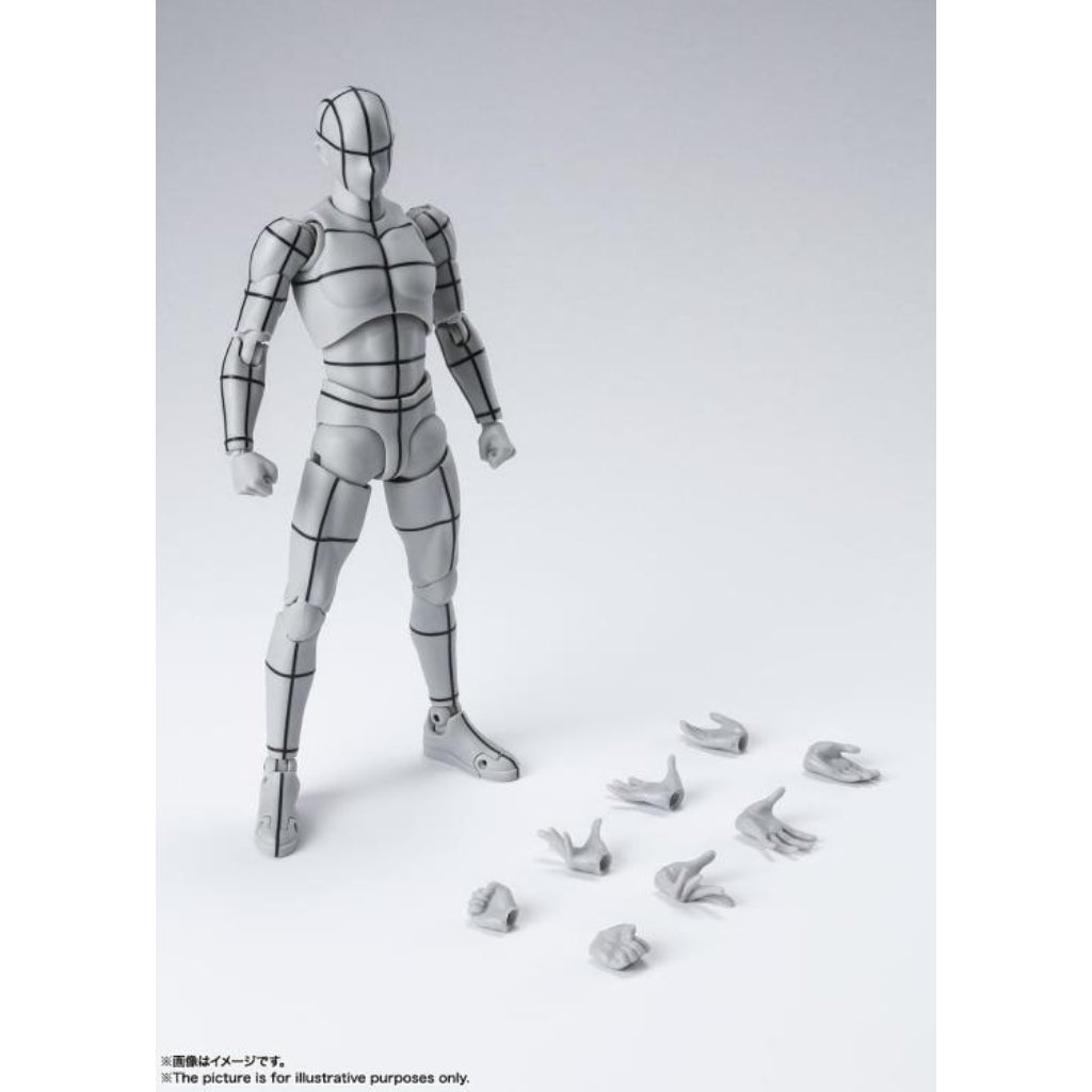 Bandai S.H Figuarts Body Kun Wireframe Gray Ver