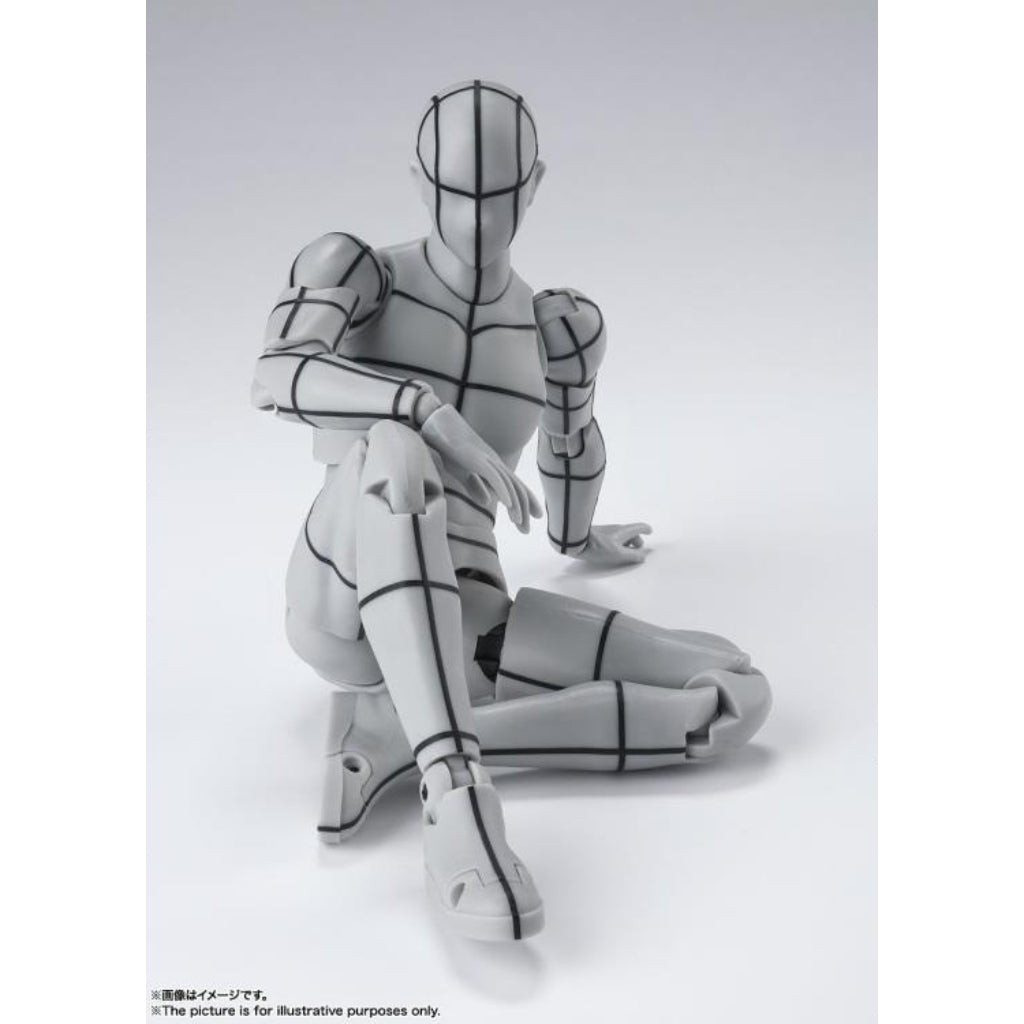 Bandai S.H Figuarts Body Kun Wireframe Gray Ver