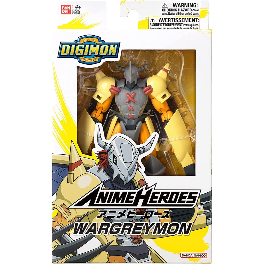 Bandai Wargreymon Anime Heroes Series Digimon Series 1