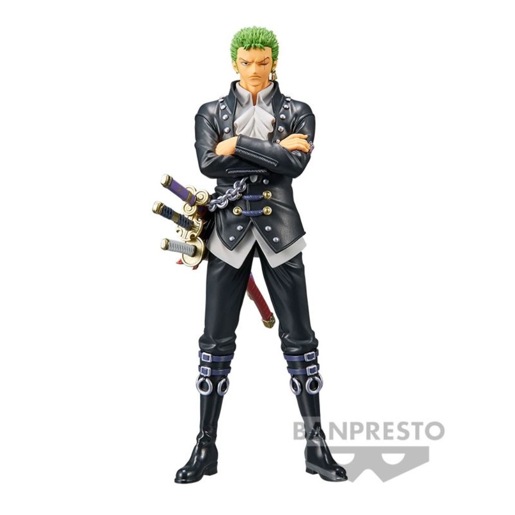 Banpresto DXF Roronoa Zoro The Grandline Men Vol.3 One Piece Film Red