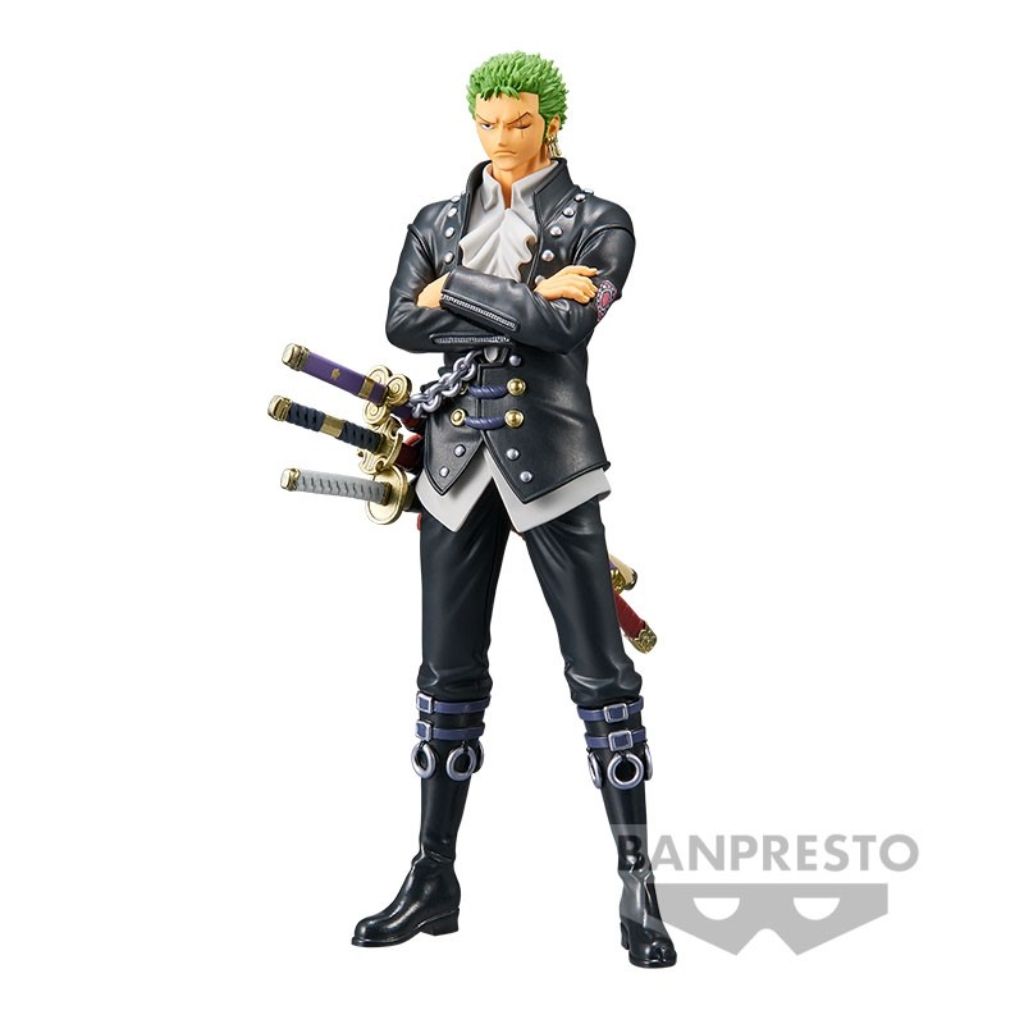 Banpresto DXF Roronoa Zoro The Grandline Men Vol.3 One Piece Film Red