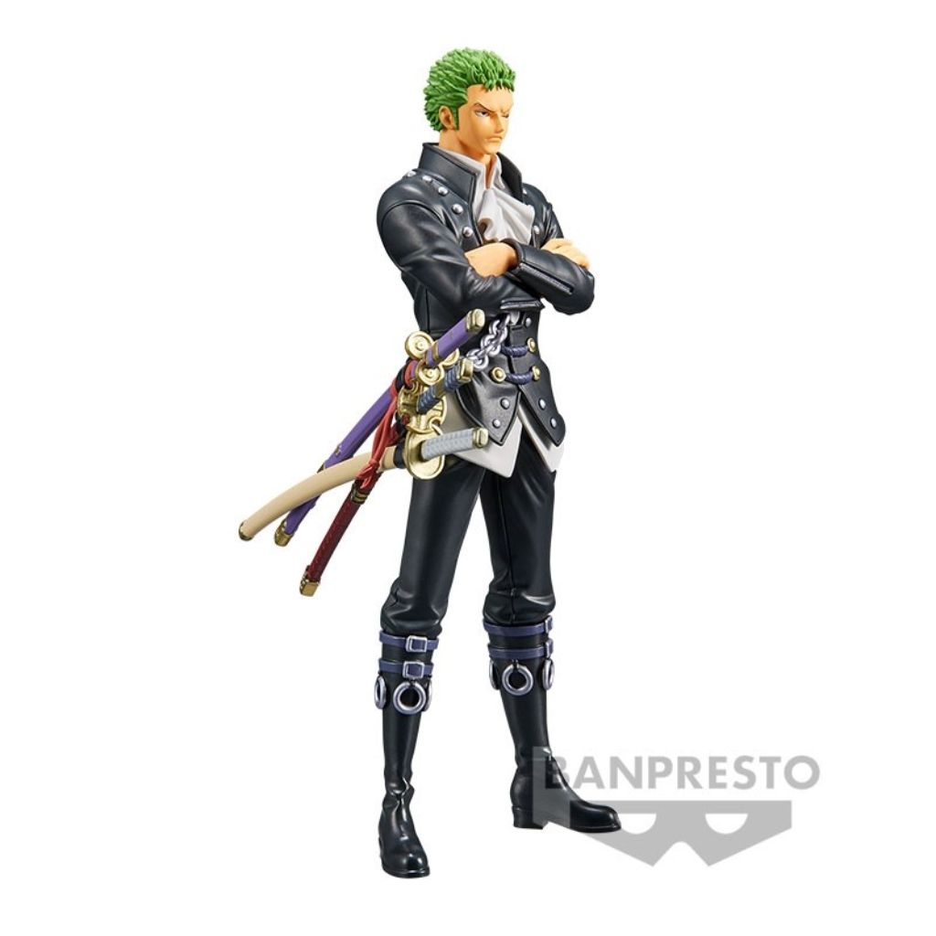 Banpresto DXF Roronoa Zoro The Grandline Men Vol.3 One Piece Film Red