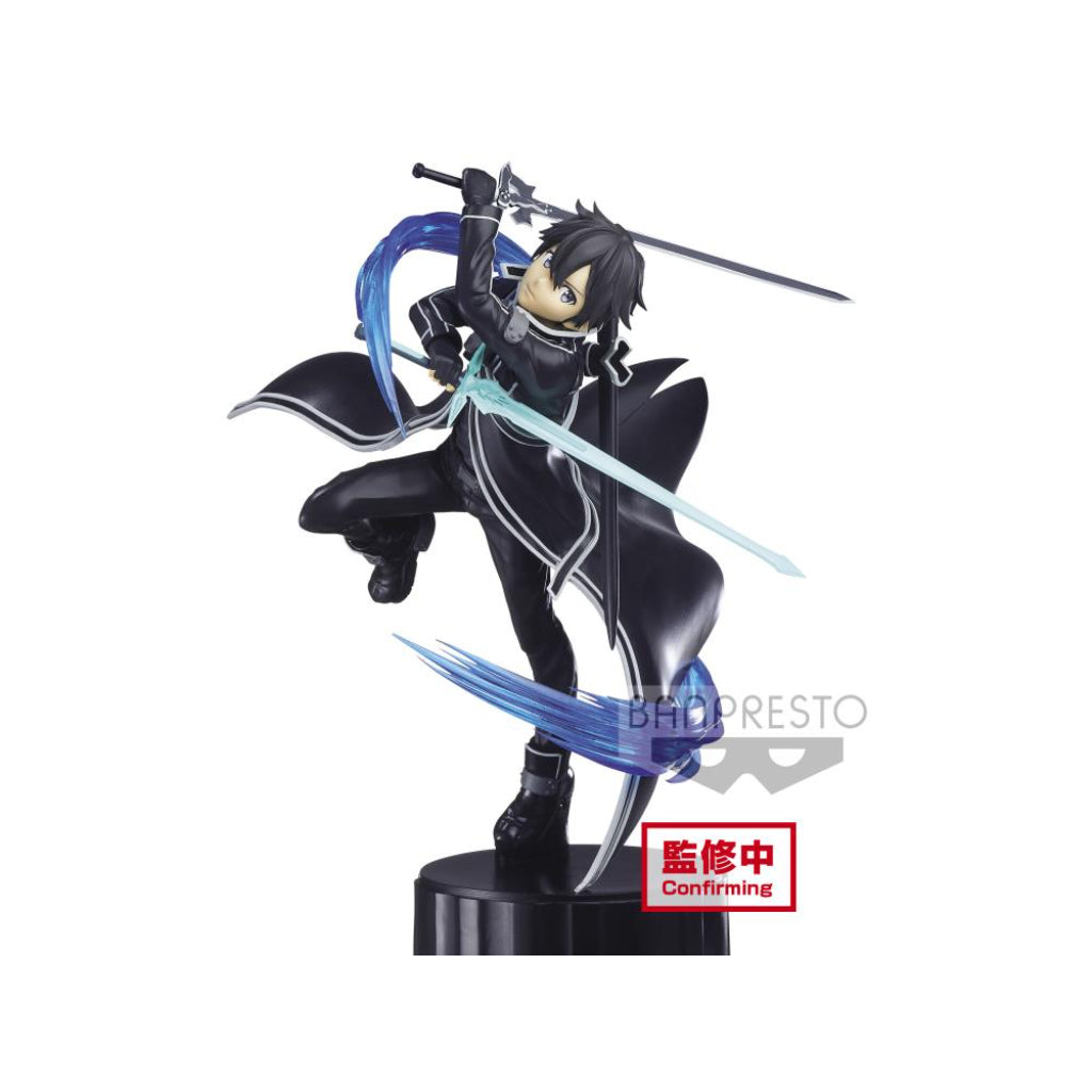 Banpresto Espresto EST Kirito Kuro No Kenshi Ver Sword Art Online Intergal Factor