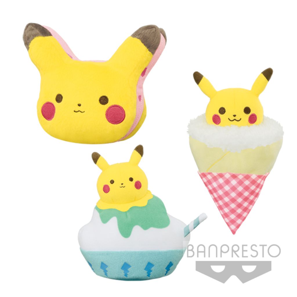 Banpresto Pikachu Summer Treats Pokemon Tea Party Small Plush