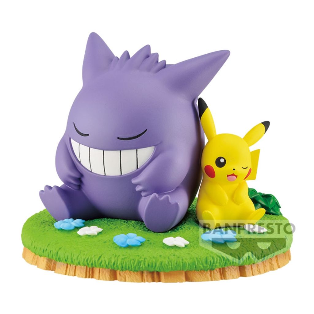 Banpresto Pikachu & Gengar Relax Time Pokemon Figure
