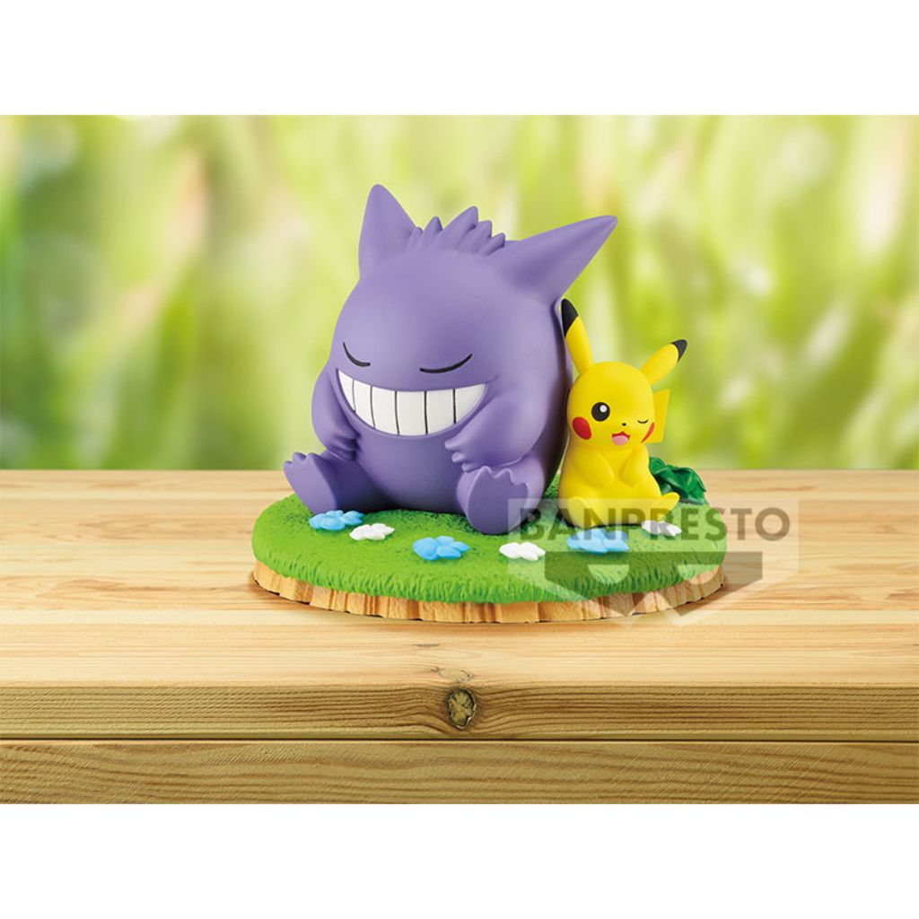 Banpresto Pikachu & Gengar Relax Time Pokemon Figure