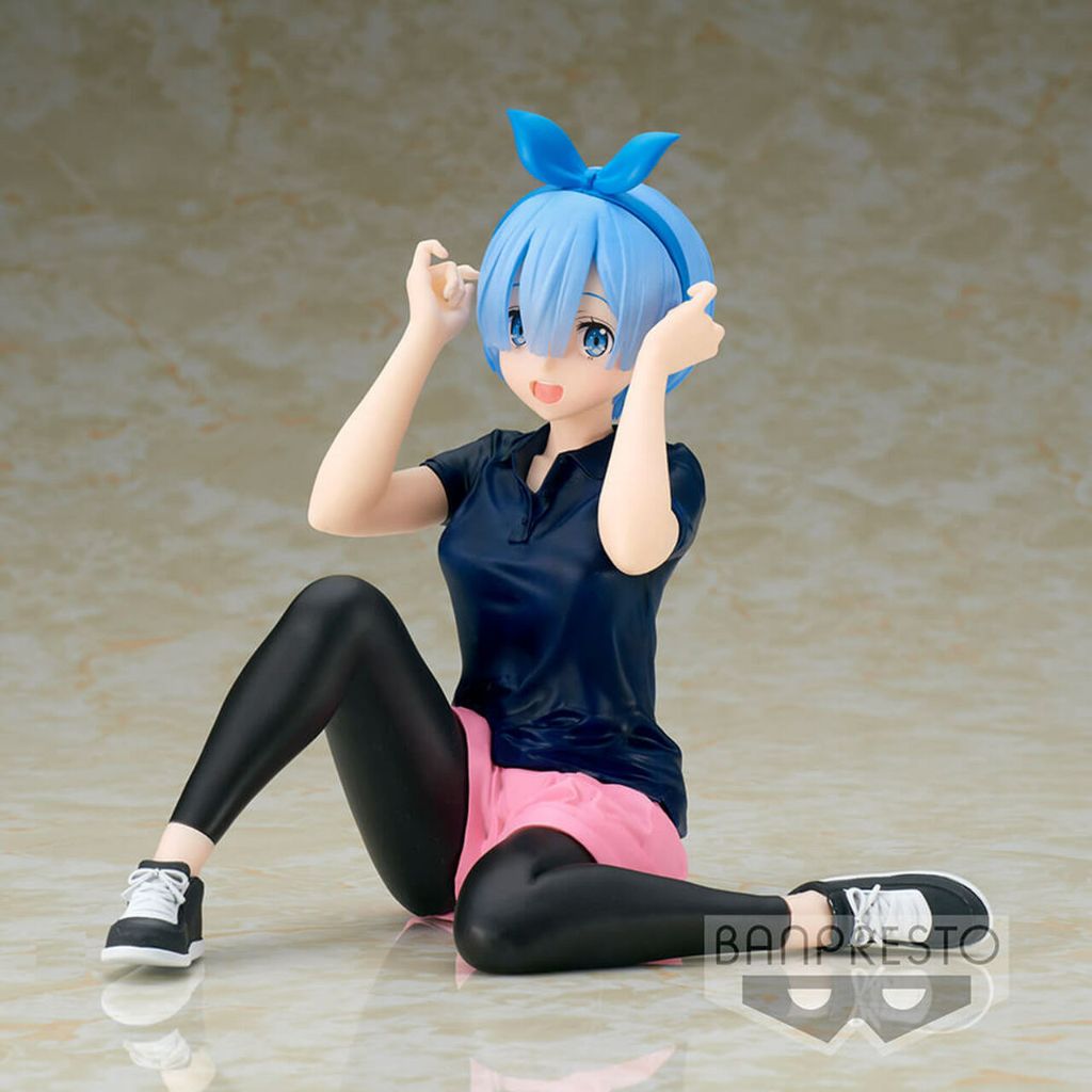 Banpresto Rem Training Style Ver Re:Zero Relax Time