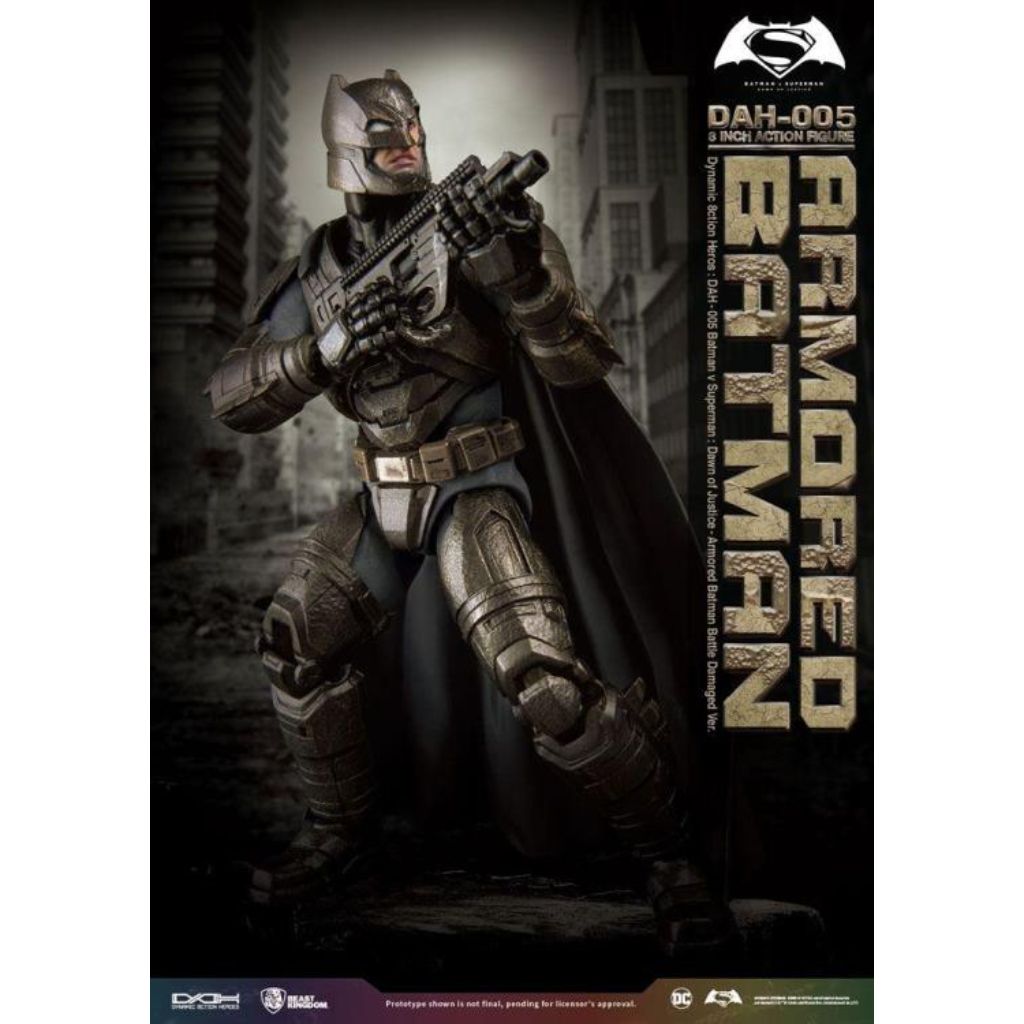 Beast Kingdom DAH-005 BVS Armored Batman Battle Damaged Ver Dawn Of Justice