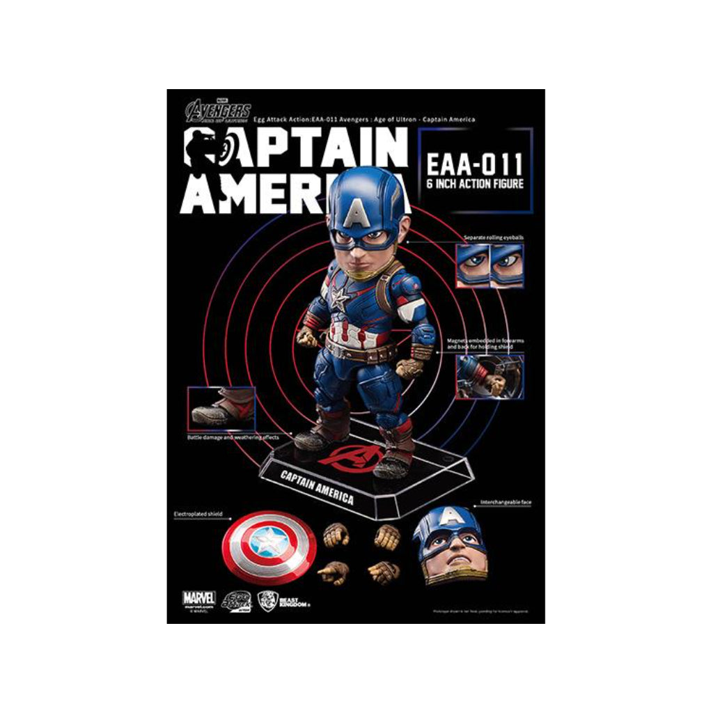 Beast Kingdom Egg Attack EAA-011 Captain America - Avengers: Age of Ultron