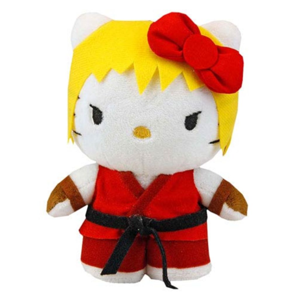 Capcom Hello Kitty Ken 6" Plush Soft Toy