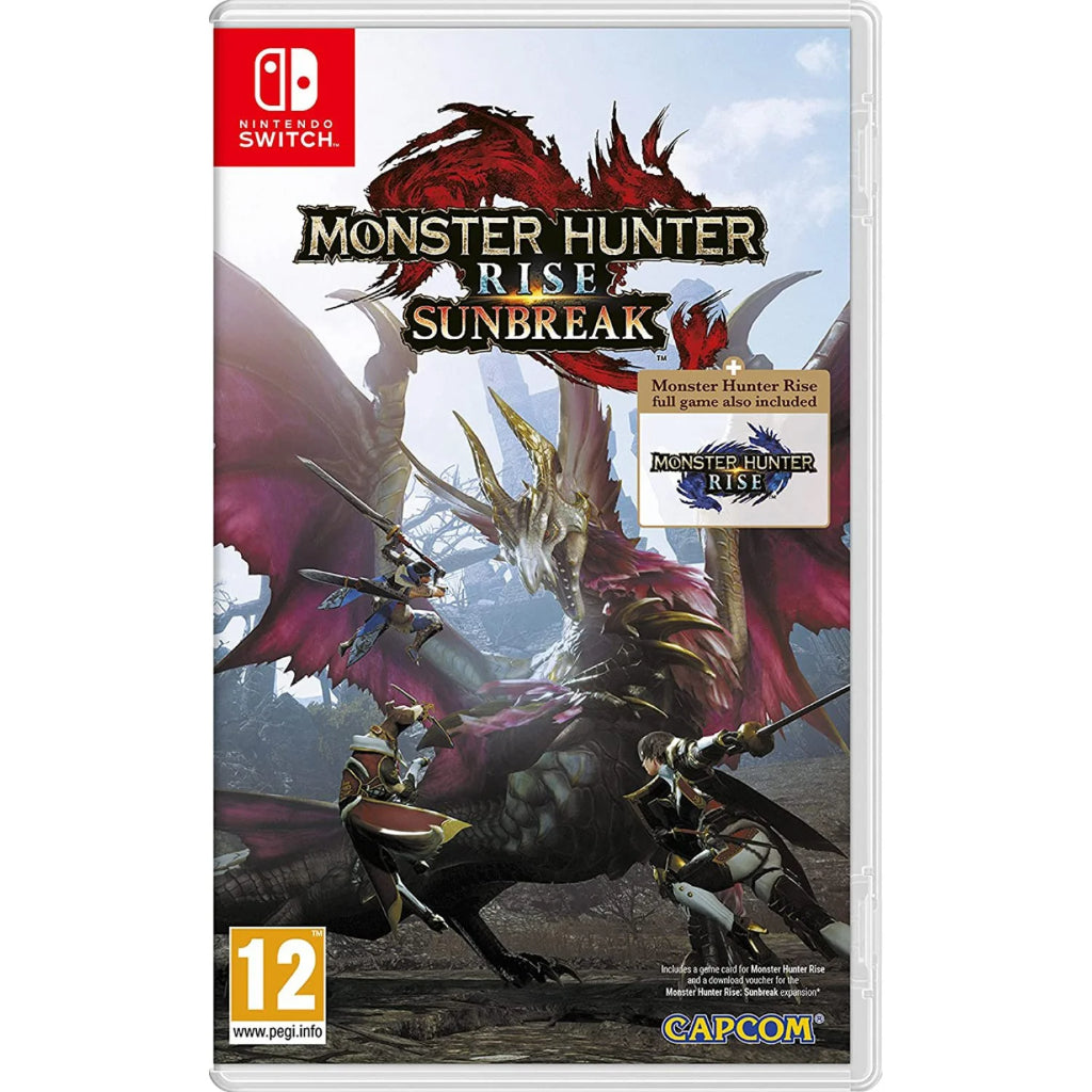 NSW Monster Hunter Rise + Sunbreak DLC