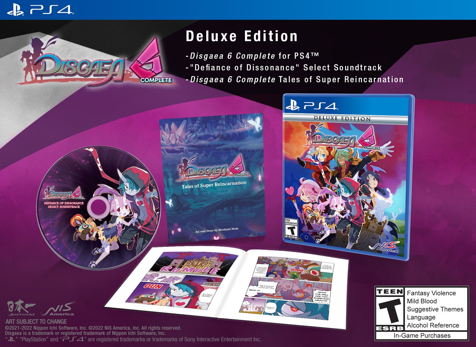 Disgaea 6 complete【中古美品・DE版・PS4欧州版】 Disgaea 6 complete【中古美品・DE版・PS4欧州版】