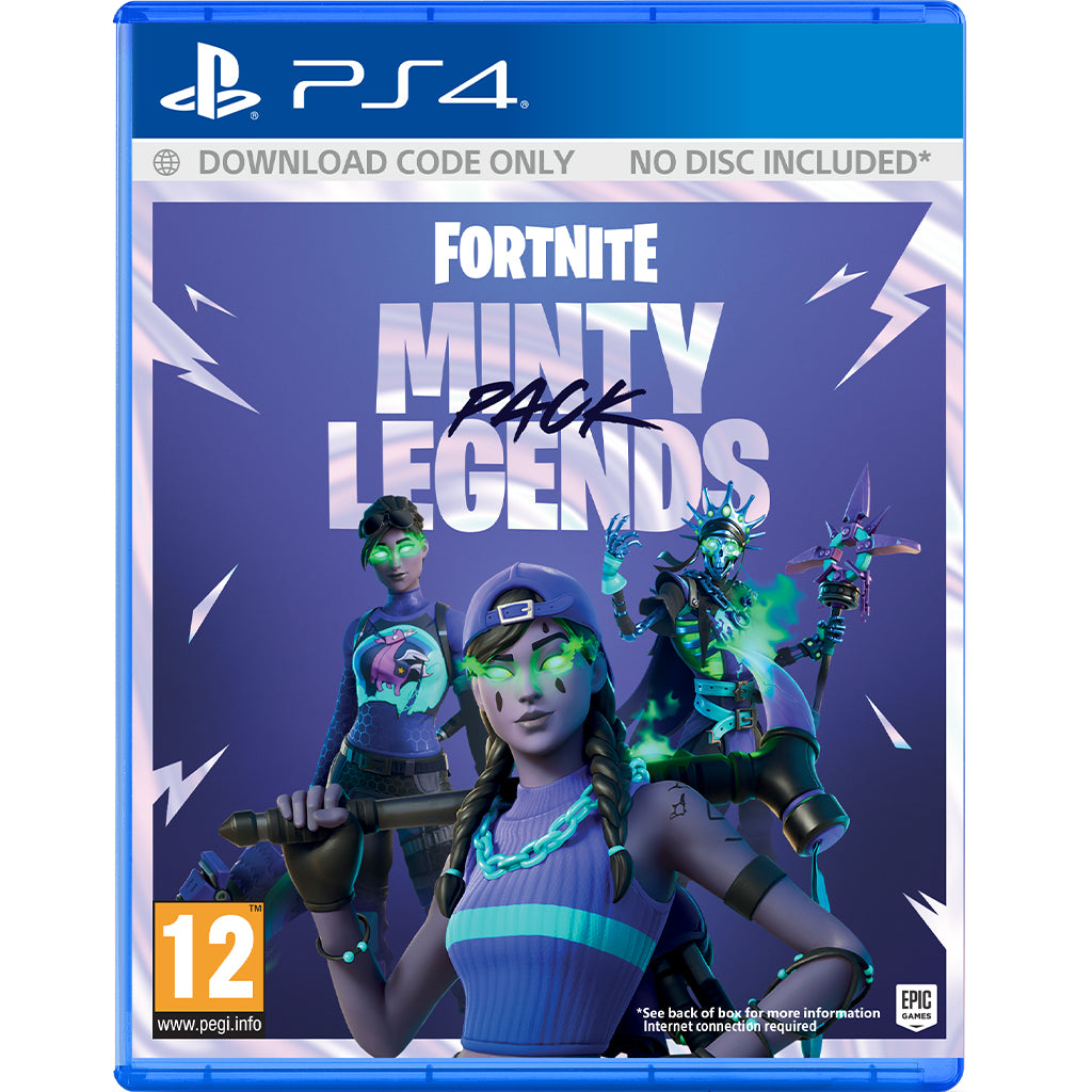 PS4 Fortnite: The Minty Legends Pack [Code in Box]