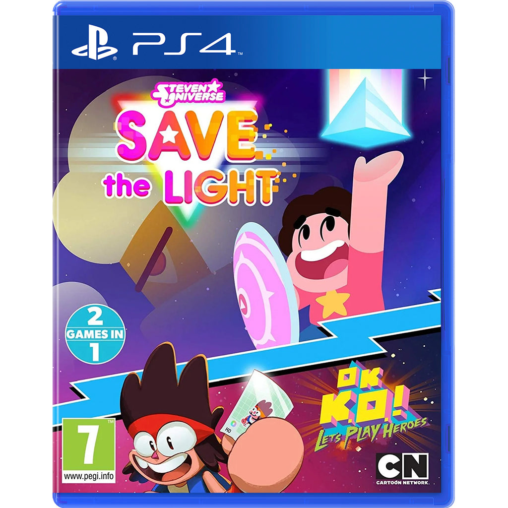 PS4 Steven Universe: Save the Light / OK K.O.! Let's Play Heroes 2 Games in 1