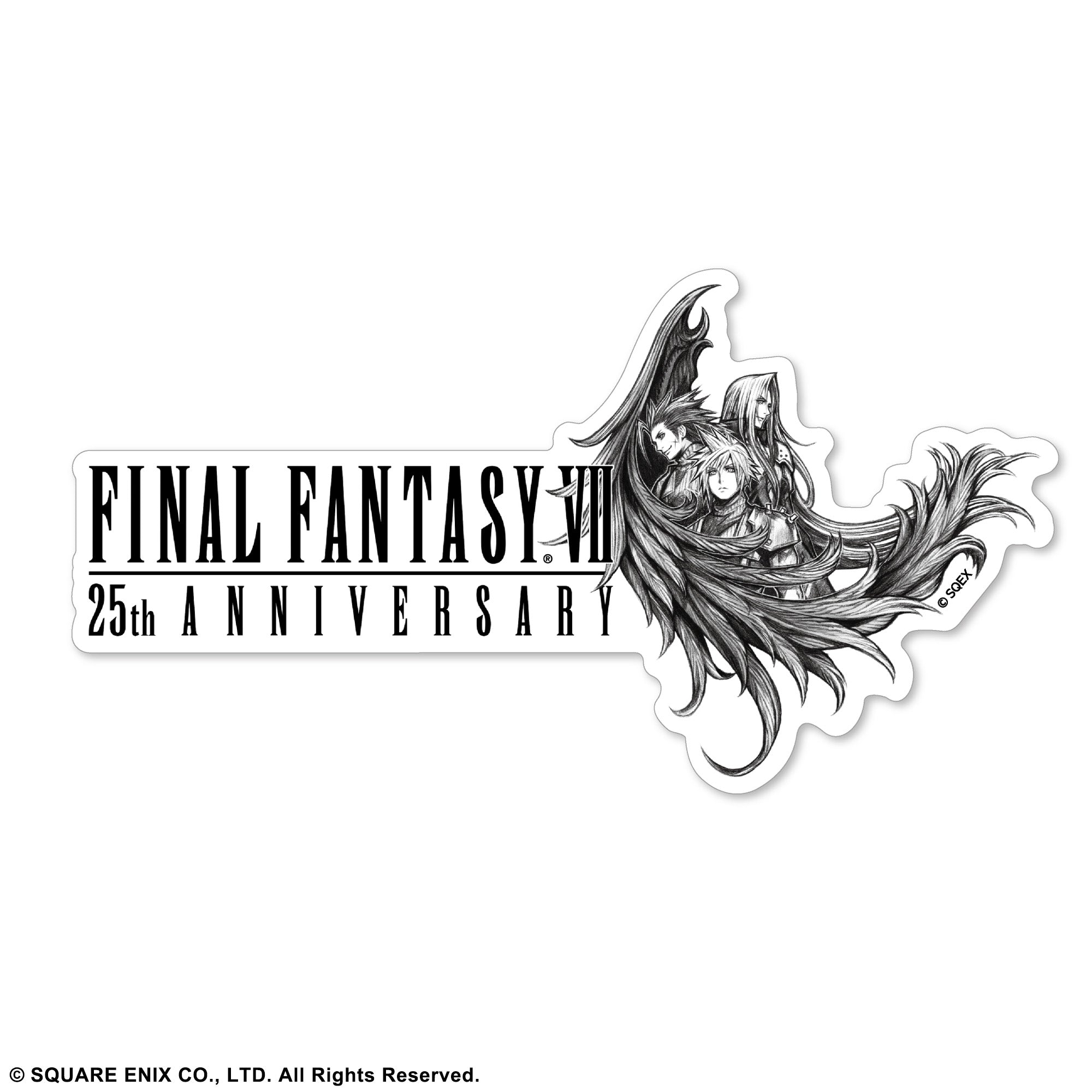Square Enix Final Fantasy VII 25th Anniversary Sticker A