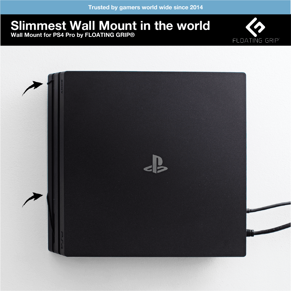 Floating Grip PS4 Pro Smart Wall Mount