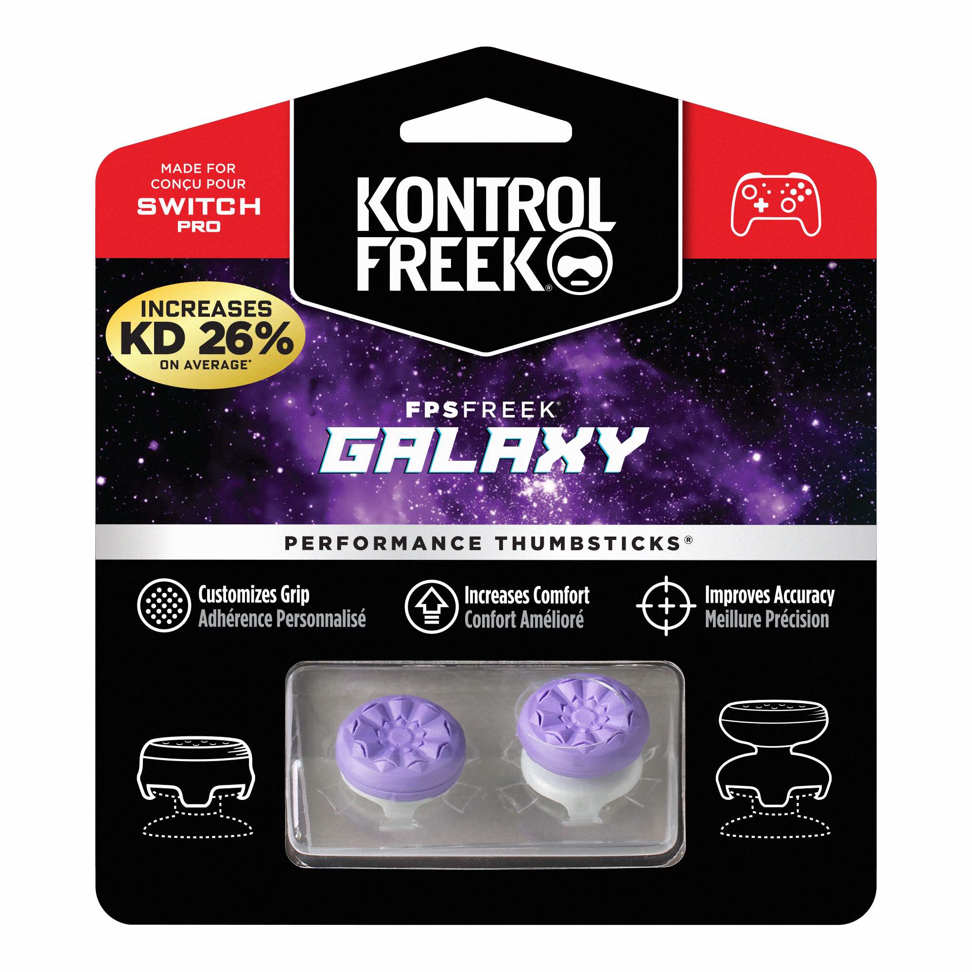 KontrolFreek FPS Freek Galaxy - Nintendo Pro (4-Prong)