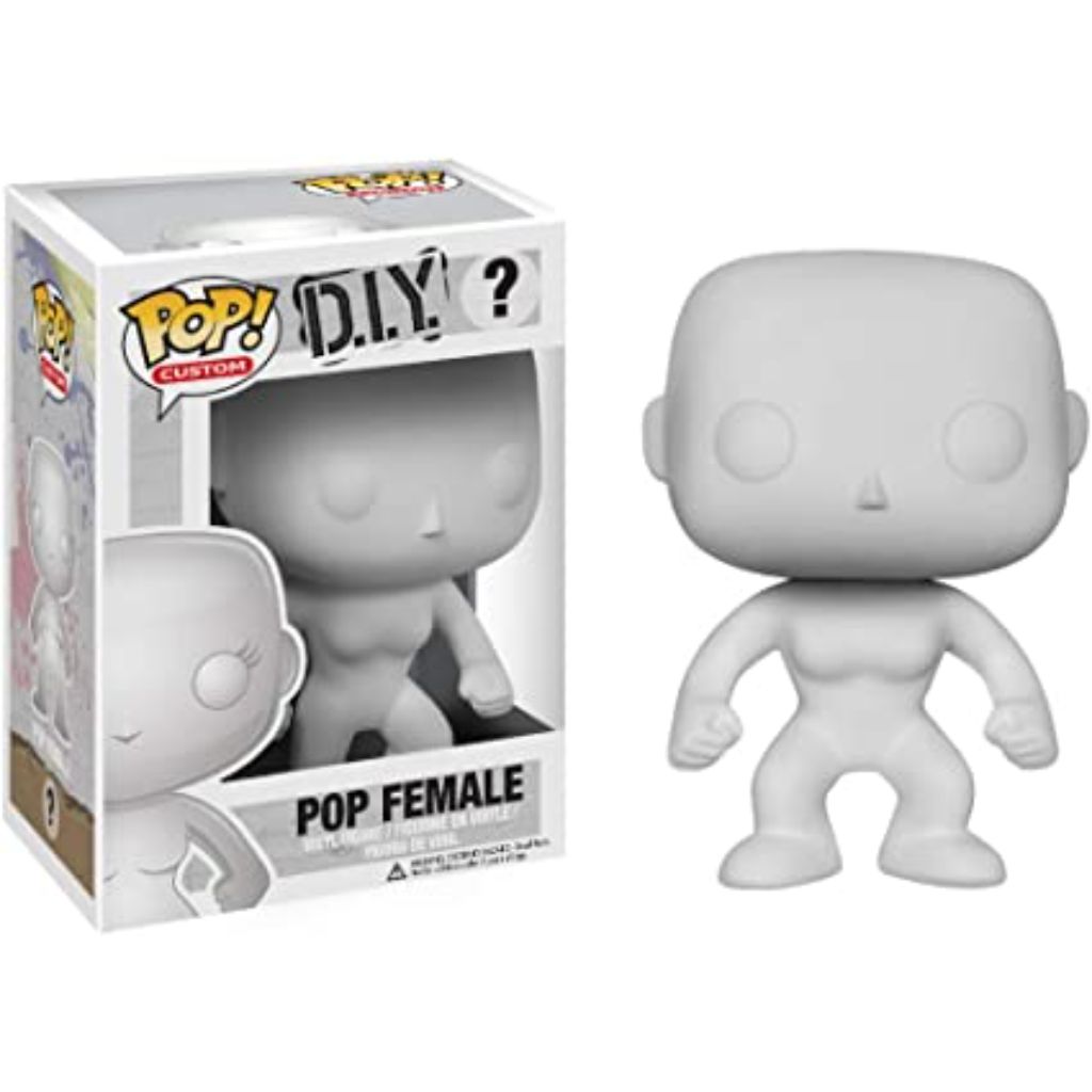 Funko Custom D.I.Y Pop Female (White) Pop